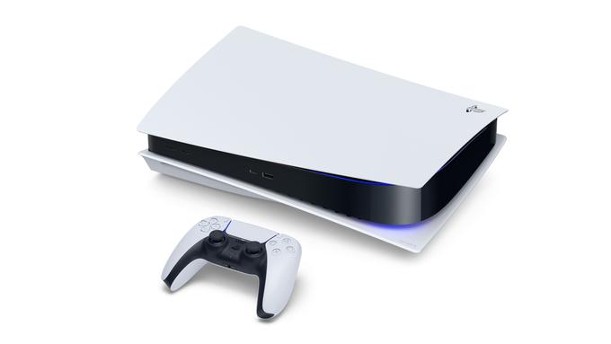 Igralna konzola Sony Playstation 5 in igralni plošček DuelSense | Foto: SONY