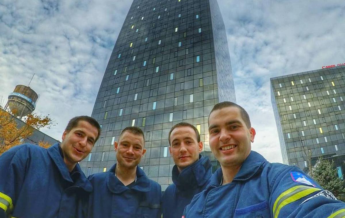 Gasilci Zagreb | Najbolje so se odrezali fantje iz prostovoljnih gasilskih društev Gatina in Mlačevo Žiga Zajc, Denis Jagodič in Jure Lampret ter Rok Hribar iz okolice Grosupljega. | Foto osebni arhiv