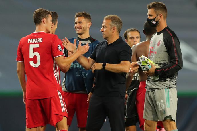 Hansi Flick, Bayern München | Hansi Flick ni bil zadovoljen z igro v obrambi. | Foto Reuters