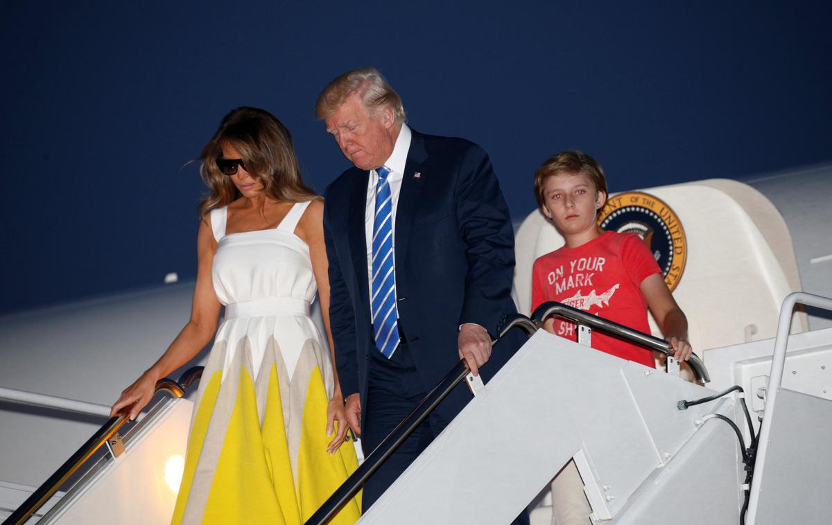 Melania trump, donald trump, barron trump | Foto Reuters