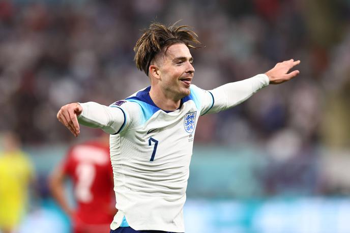 Jack Grealish Katar 2022 | Angleški reprezentant Jack Grealish je na tekmi z Iranom izpolnil obljubo, ki jo je dal 11-letnemu oboževalcu s cerebralno paralizo.  | Foto Guliverimage