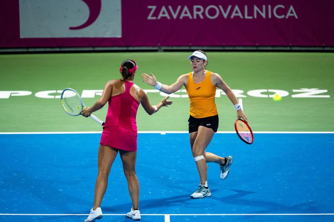 Andreja Klepač Tamara Zidanšek | Andreja Klepač in Tamara Zidanšek sta napredovali v polfinale dvojic turnirja v Portorožu. | Foto Matic Klanšek Velej/Sportida