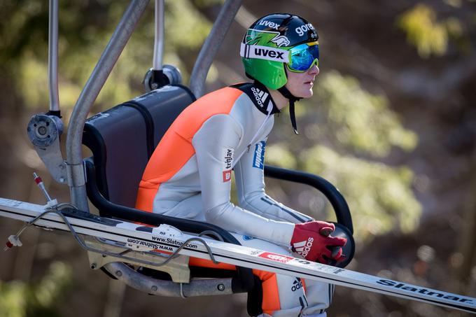 Domen Prevc bi rad le užival v skokih. | Foto: Matic Klanšek Velej/Sportida