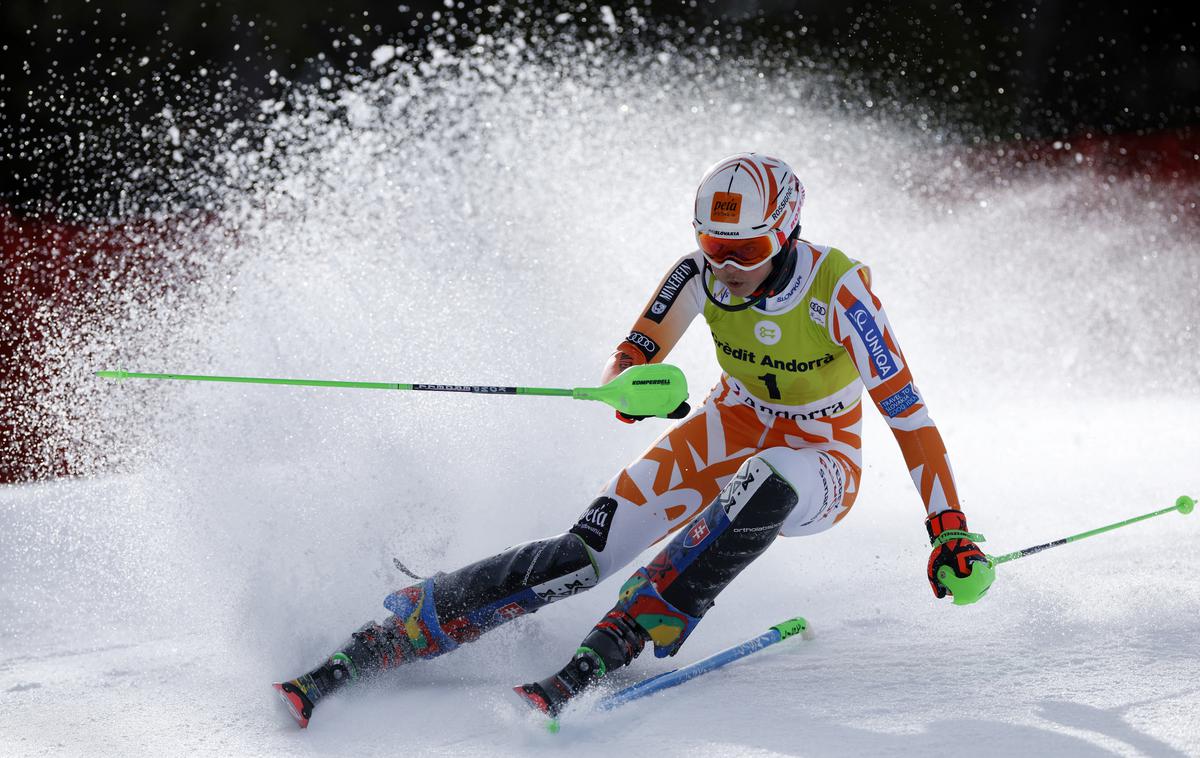 Soldeu Petra Vlhova | Petra Vlhova je dobila zadnji slalom te zime, to je njena druga zmaga v sezoni. | Foto Reuters