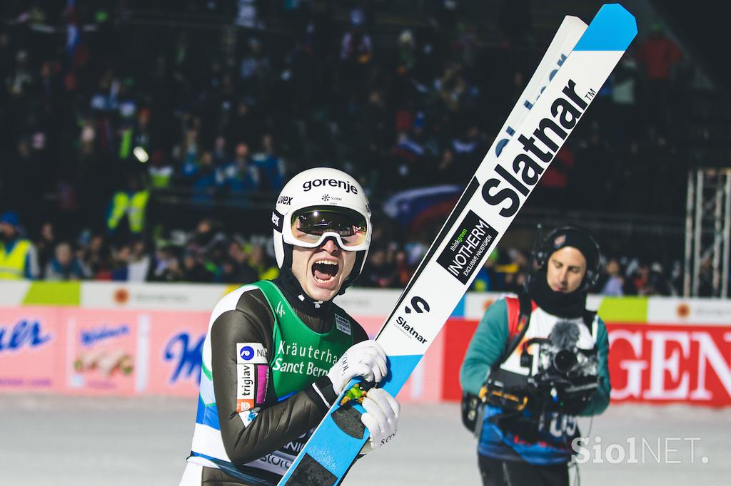 Anže Lanišek, Timi Zajc, Žiga Jelar, Lovro Kos, prvaki, Planica 2023