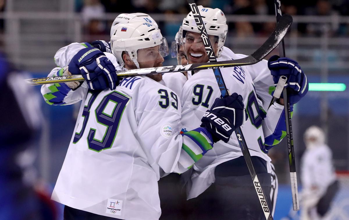 slovenska hokejska reprezentanca ZDA OI | Foto Getty Images