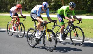 Pogačar in Van Aert zmedena