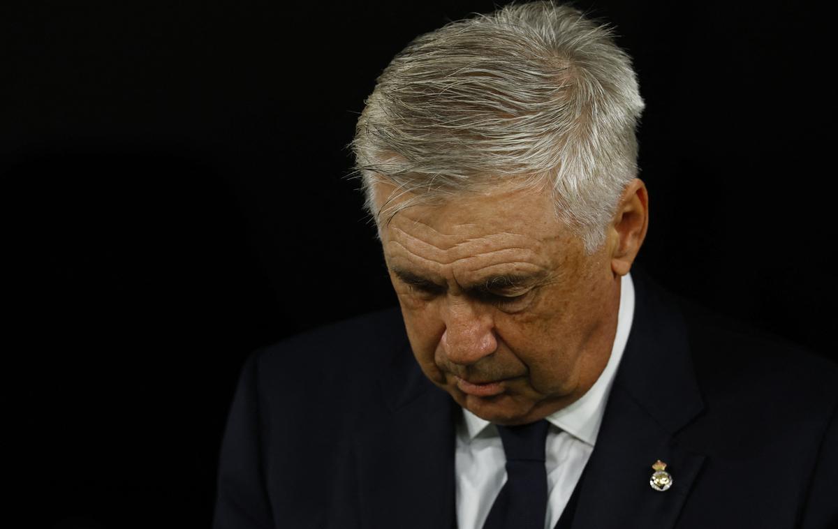 Real Madrid | Carlo Ancelotti se je znašel pod plazom kritik. | Foto Reuters