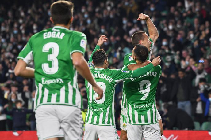 Betis | Betis iz Seville si je na prvi polfinalni tekmi priigral prednost. | Foto Guliver Image