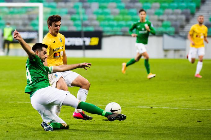 Olimpija je odbila vse napade Brava. | Foto: Grega Valančič/Sportida