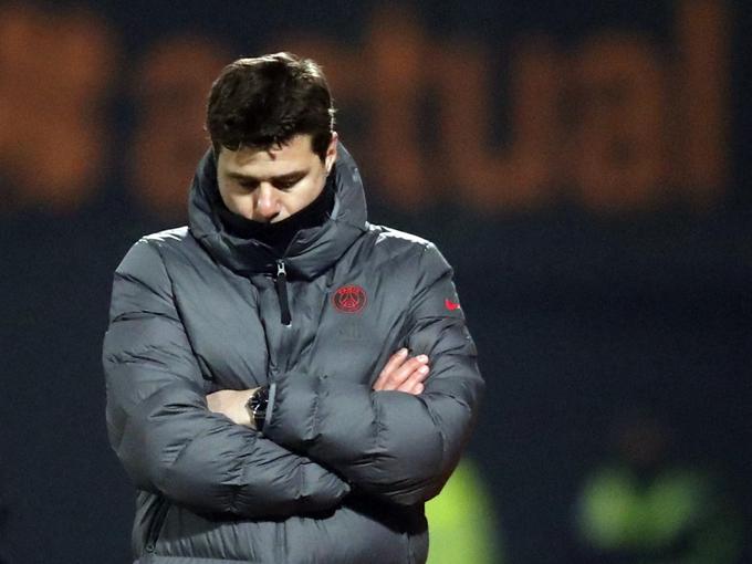 Trener PSG Mauricio Pochettino bo danes na pokalni tekmi pogrešal veliko zvezdnikov. | Foto: Reuters