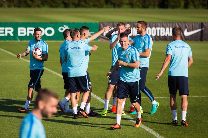 V uro in pol trajajočem treningu ni manjkalo dobre volje. | Foto: Žiga Zupan/Sportida