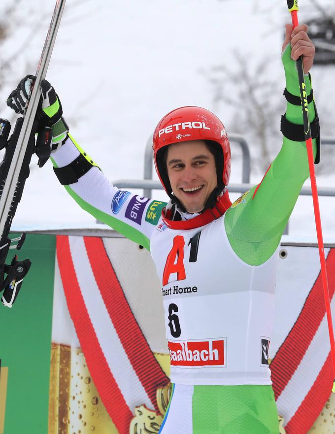 V Saalbachu je leta 2018 dosegel prvo zmago v svetovnem pokalu. | Foto: Guliverimage