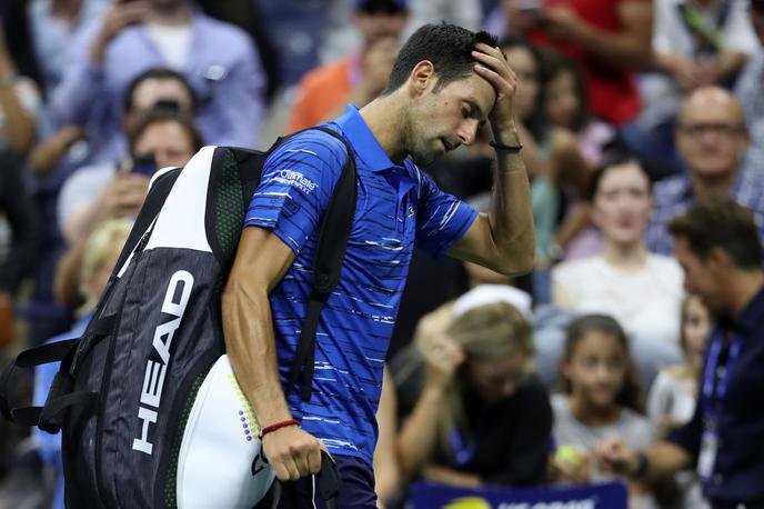 Novak Đoković | Roger Federer je Davidu Goffinu prepustil le štiri igre. | Foto Gulliver/Getty Images