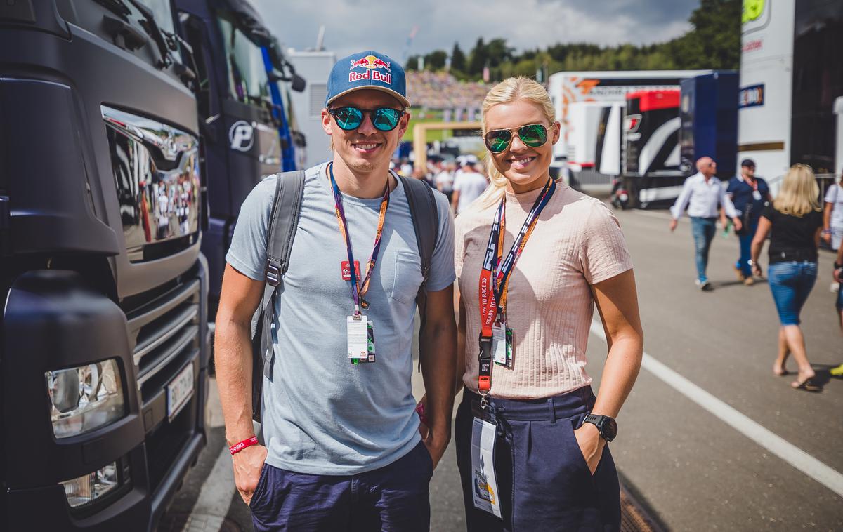 Henrik Kristoffersen in Tonje Barkenes | Kristoffersen bo otroka dobil z dolgoletno partnerko Tonje Barkenes. | Foto Sportida