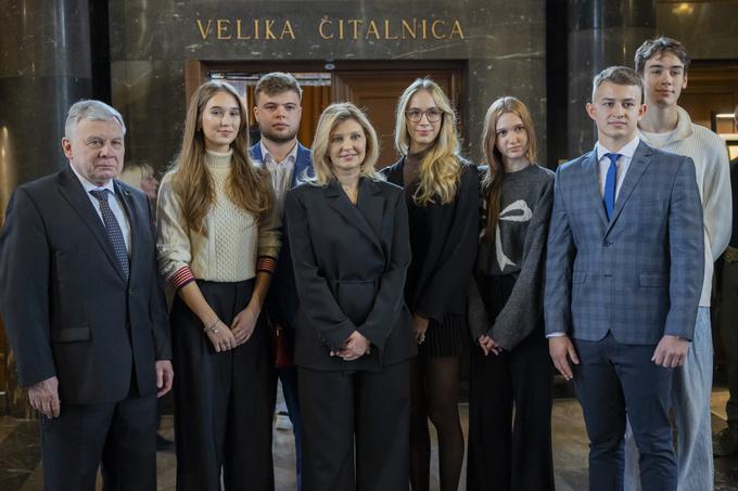 Olena Zelenska, NUK, Ljubljana, obisk | Foto: STA