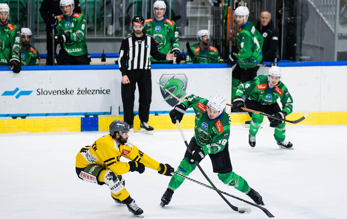 HK SŽ Olimpija : Pustertal | Olimpija gosti Pustertal, ki ji je pred dobrim mesecem zadal najvišji poraz sezone (0:7). | Foto Grega Valančič/Sportida