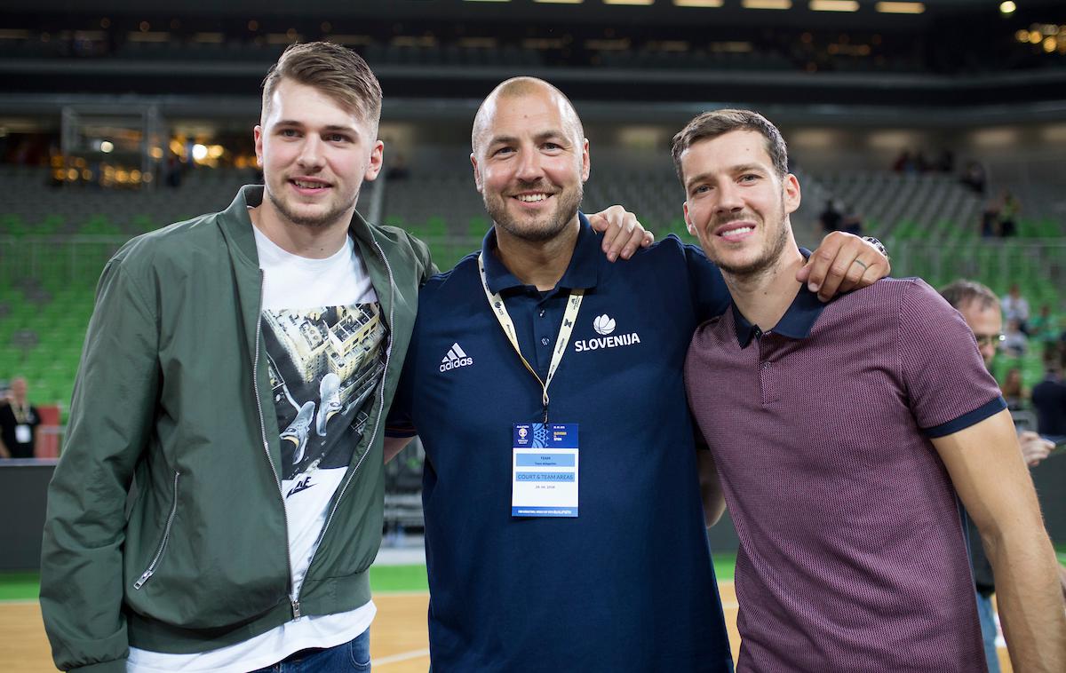 Luka Dončić, Marko Milič, Goran Dragić | Foto Urban Urbanc/Sportida