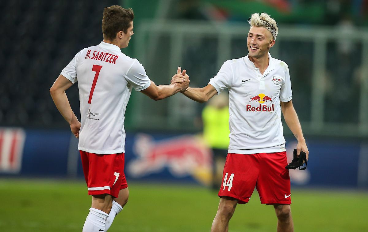 Marcel Sabitzer Kevin Kampl | Kevina Kampla ni v začetni postavil Leipziga na tekmi z Eintrachtom. | Foto Sportida