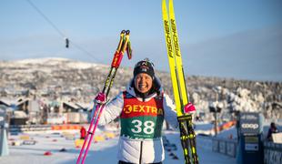 Niskanenova slavila na Norveškem, Anja Mandeljc 40.