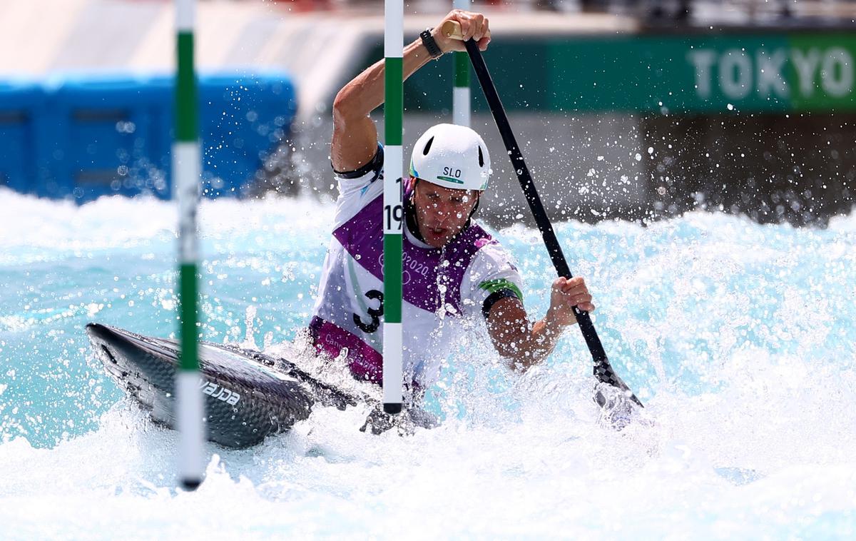 Benjamin Savšek | Benjamin Savšek je bil kljub dotiku najhitrejši v prvi kvalifikacijski vožnji na olimpijski progi v Tokiu. | Foto Guliverimage