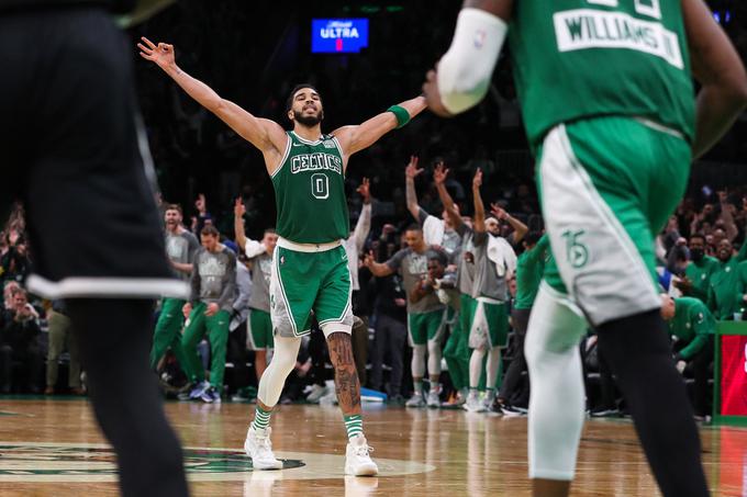 Jayson Tatum je za Boston dosegel 43 točk. | Foto: Reuters