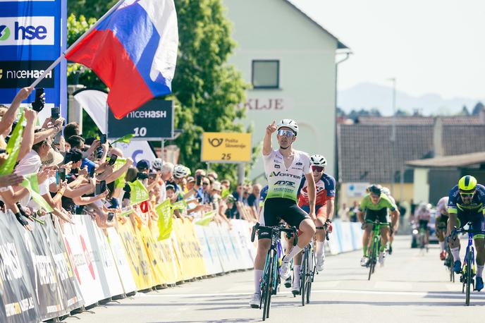 VN Gorenjske 2022, kolesarstvo | Poljak Patryk Stosz je zmagovalec VN Gorenjske, drugo mesto pa je zasedel Tilen Finkšt. | Foto Vid Ponikvar