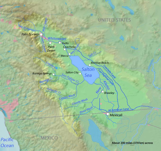 Salton sea | Foto: Thomas Hilmes/Wikimedia Commons