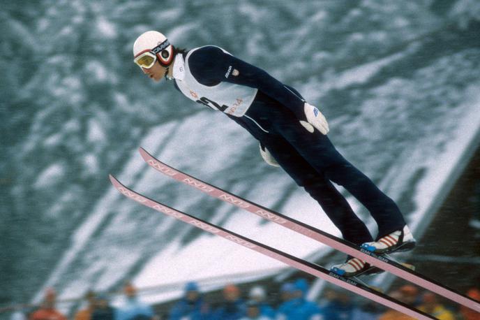 Vasja Bajc | Vasja Bajc je bil na veliki skakalnici dobro razpoložen in se je po prvi seriji spogledoval z medaljo, nato pa mu je v drugi seriji ponagajal veter.  | Foto Guliverimage