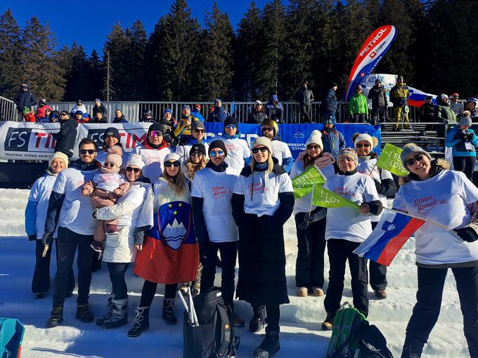 Rogla Gloria Kotnik navijači | Foto: Alenka Teran Košir