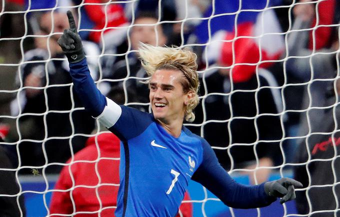 Antoine Griezmann je prvo ime francoske reprezentance, ki jo bo zastopala ena izmed boljših generacij v zadnjih letih. Galski petelini merijo na najvišje mesto.  | Foto: Reuters