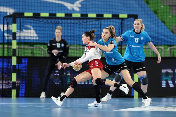 EHF liga prvakinj: Krim Mercator - Ikast | Foto: www.alesfevzer.com