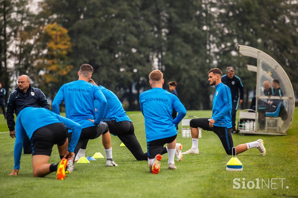 Slovenska nogometna reprezentanca Trening