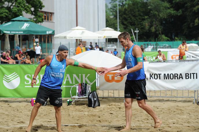 Vid Ponikvar Tadej Boženk | Tadej Boženk in Vid Jakopin sta ostala brez pomembnih točk za nadaljevanje sezone. | Foto FIVB