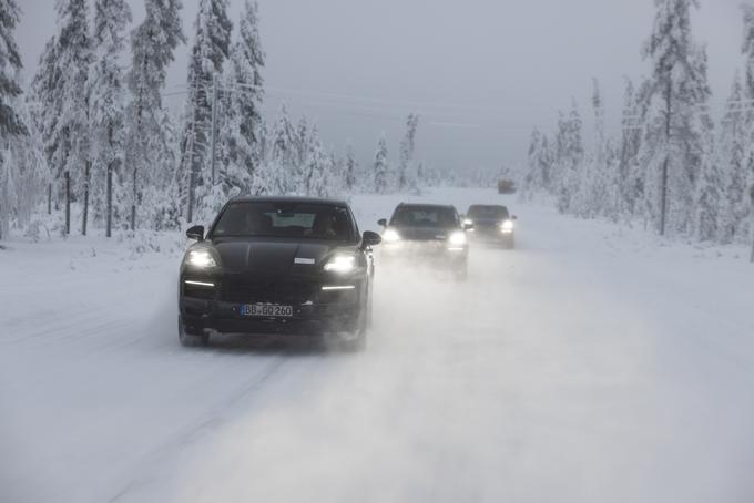 Zadnja testiranja prenovljenega cayenna v Skandinaviji. | Foto: Porsche