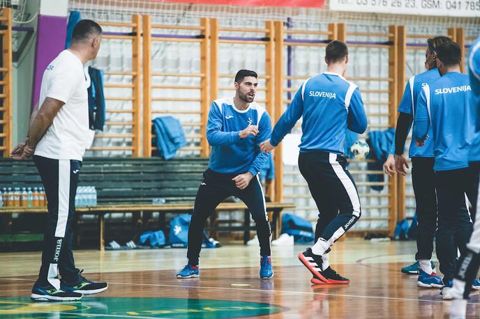 slovenska rokometna reprezentanca, trening, Blaž Janc | Blaž Janc se s soigralci pripravlja na EP. | Foto Grega Valančič/Sportida