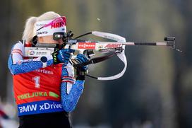 Biatlon Pokljuka zasledovalna tekma ženska