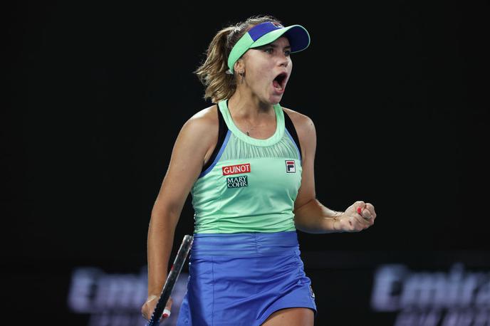 Sofia Kenin | Sofia Kenin se je uvrstila v polfinale. | Foto Gulliver/Getty Images