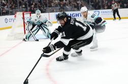 Kopitar ob porazu v Seattlu do osebnega mejnika v ligi NHL