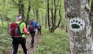 Drzni pohodniki 64 kilometrov hodili po medvedovih stopinjah #video