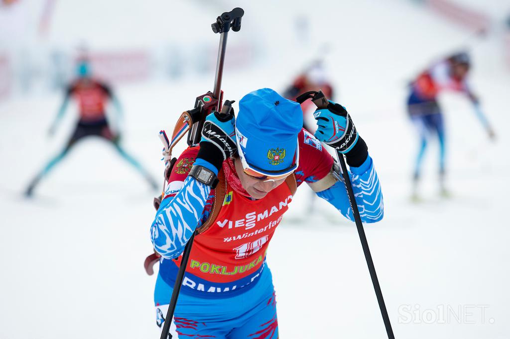 Biatlon Pokljuka zasledovalna tekma ženska