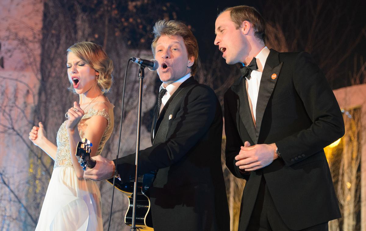 taylor swift, jon bon jovi, princ william | Foto Getty Images