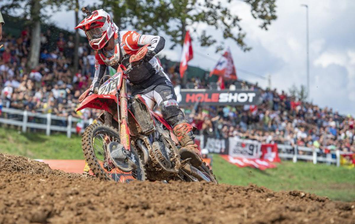 Maggiora Tim Gajser Honda | Tim Gajser je v Maggiori osvojil deveto in drugo mesto, kar je zadostovalo za končno četrto. | Foto Honda Racing/ShotbyBavo