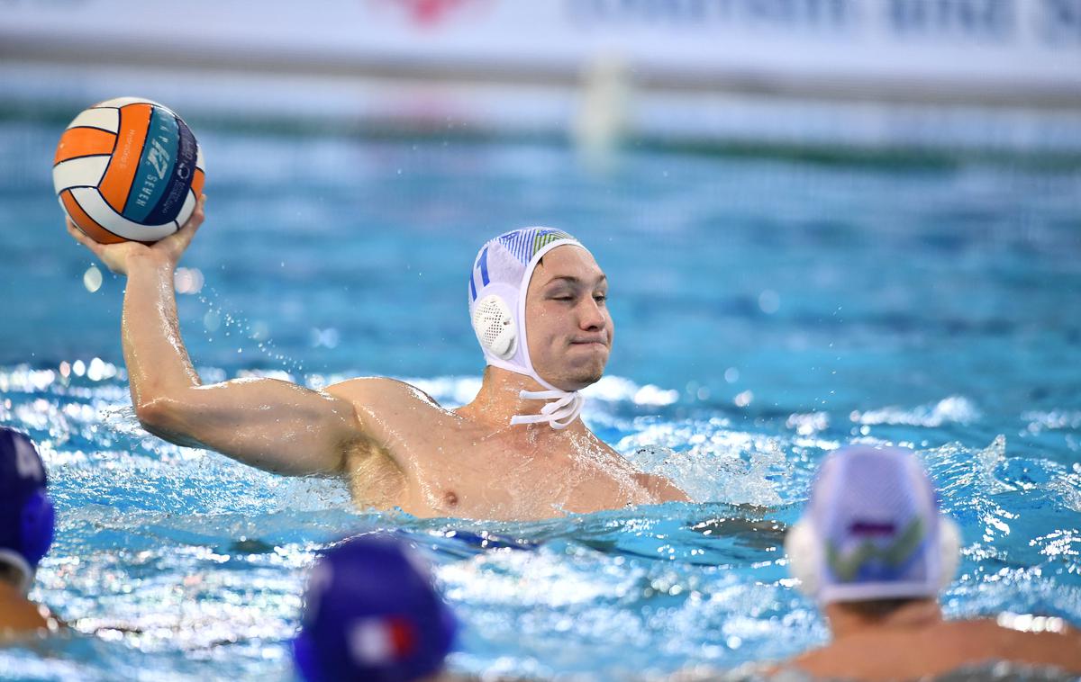 Aljaž Troppan, slovenska vaterpolska reprezentanca | Aljaž Troppan je na treh srečanjih zabil 12 zadetkov. | Foto Guliverimage