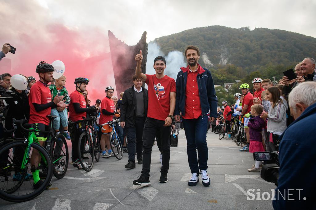 Primož Roglič - sprejem v Zagorju 2019