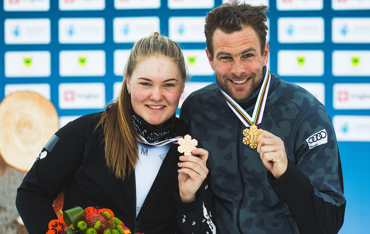 Sofija Nadiršina Benjamin Karl | Sedemnajstletna Sofija Nadiršina in 35-letni Benjamin Karl sta nova svetovna prvaka v paralelnem slalomu. | Foto Grega Valančič/Sportida