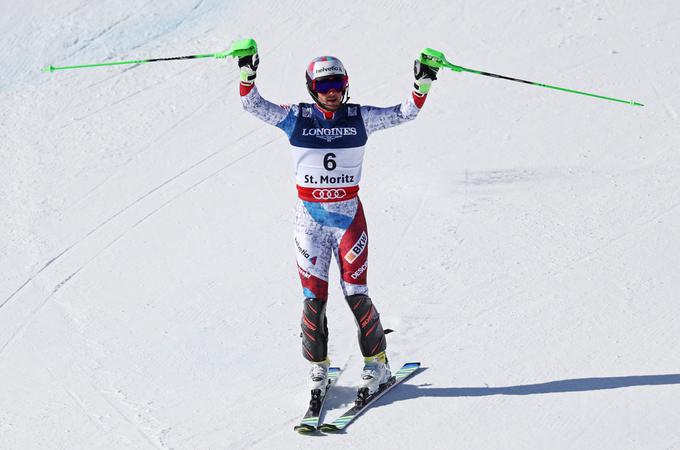 Luca Aerni je Švici priboril drugo zlato kolajno na SP 2017. | Foto: Getty Images