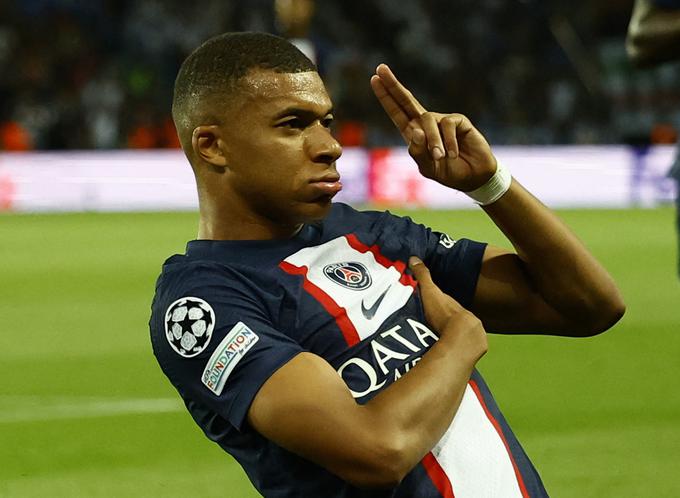 Kylian Mbappe je začel evropsko sezono z dvema zadetkoma in zmago PSG. | Foto: Reuters