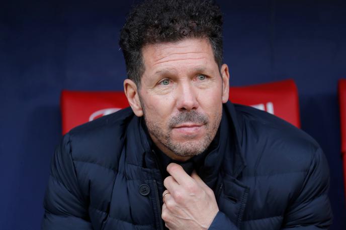 Diego Simeone | Diego Simeone želi še naprej sodelovati z Janom Oblakom, saj ga ima za enega najpomembnejših igralcev Atletica. | Foto Reuters