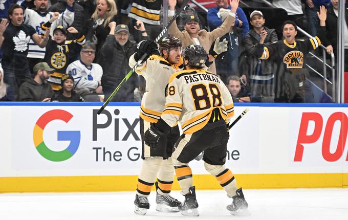 Brad Marchand je dosegel zmagoviti zadetek Bostona. | Foto: Guliverimage